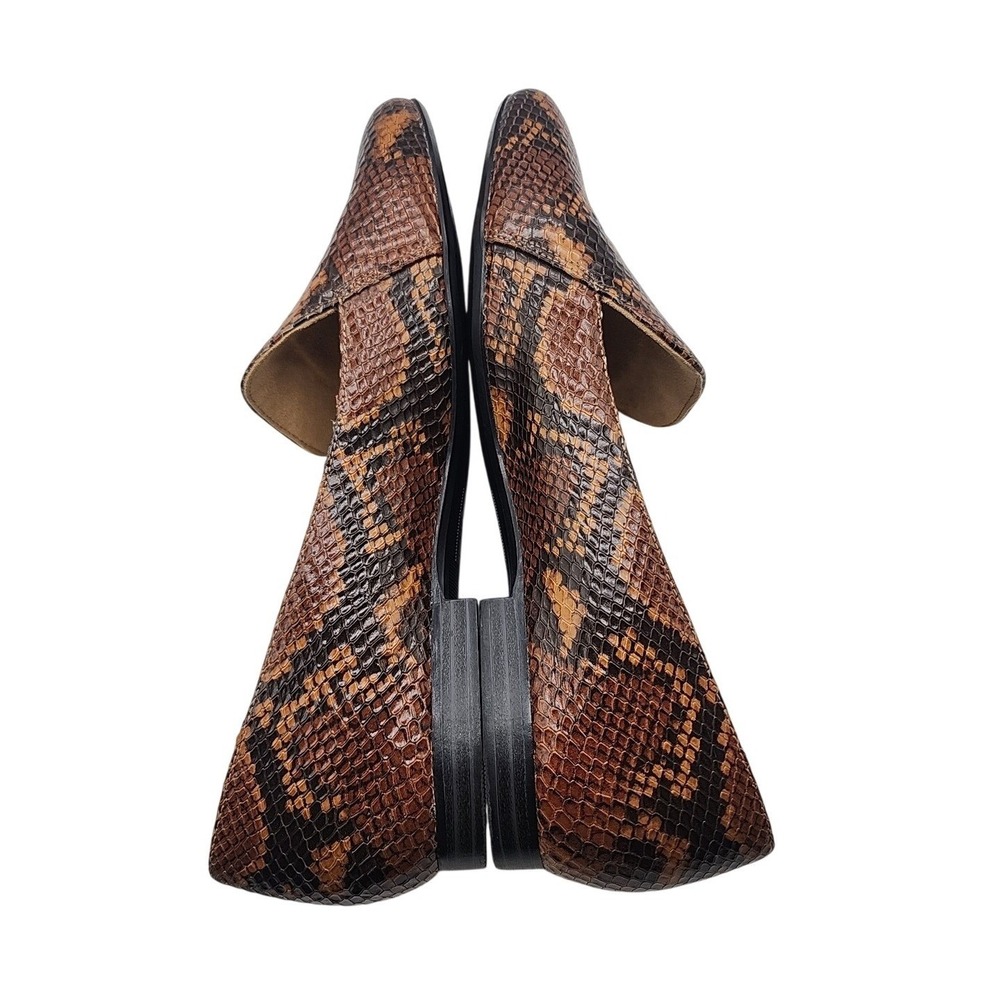 Naturalizer Python Snakeskin Print Flats, Leather uppers, Flats Slip-on, 10 - Picture 4 of 8